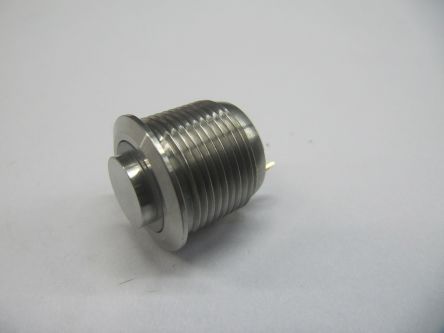 MPB16-A2HE-0-JR-0V, RS PRO Single Pole Single Throw (SPST) Momentary Push Button Switch, IP67, 16 (Dia.)mm, Panel Mount, 36V dc, Кнопочный переключатель