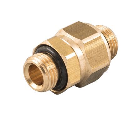 02116GI005, RS PRO Pneumatic Bulkhead Threaded Adapter, Переходник