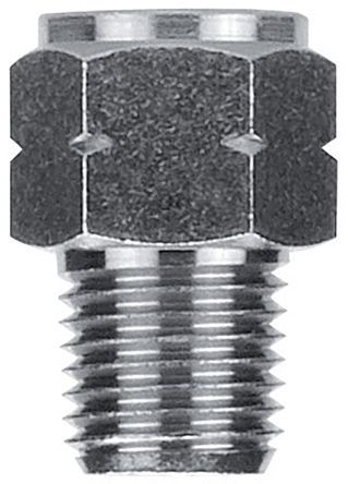 822410001ABNB, RS PRO 75 bar Brass Pneumatic Straight Threaded Adapter, NPT 3/8 Male To G 3/8 Female, Переходник