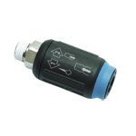 9405U06 14, Legris Pneumatic Quick Connect Coupling 1/4in Threaded, Муфта