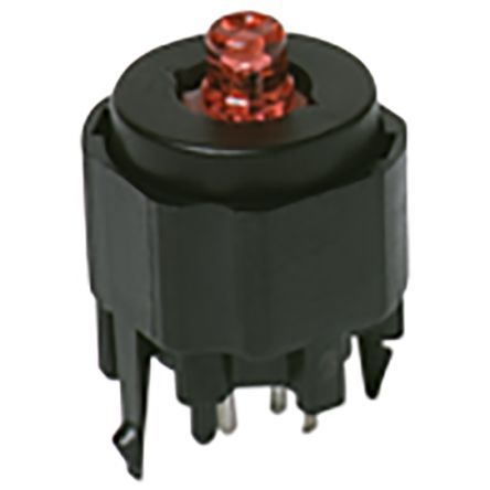 844-0001-000, C & K Single Pole Single Throw (SPST) Momentary Push Button Switch, IP40, 12 (Dia.)mm, Through Hole, 30V dc, Кнопочный переключатель