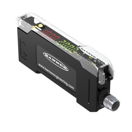 DFGKDQ Banner Fibre Amplifier  mm PNP Push Pull Output IOLink  mW IP    V dc Волоконнооптический датчик