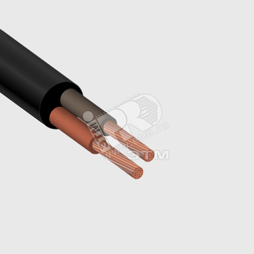 Кабель силовой КГ-ХЛ 2х6 380/660-2