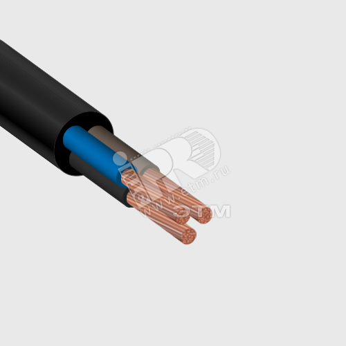 Кабель силовой КГППнг(А)-HF 5х1.5 ТРТС