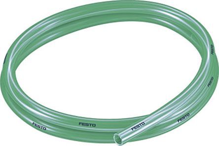 PUN-H-10X1,5-TGN, Festo Air Hose Green Polyurethane 10mm x 50m PUN-H-T Series, Шланг