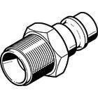 KS4-1/4-A, Festo Pneumatic Quick Connect Coupling Brass 1/4in Threaded, Муфта