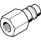KS3-1/4-I, Festo Pneumatic Quick Connect Coupling Brass 1/4in Threaded, Муфта