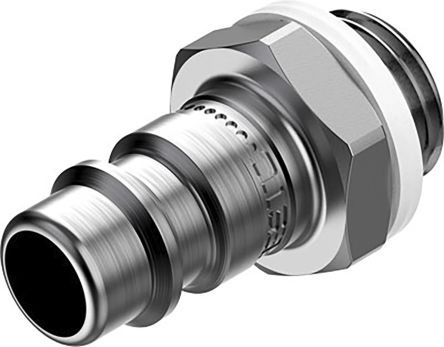 NPHS-S6-M-G14, Festo Pneumatic Quick Connect Coupling 1/4in Threaded, Муфта