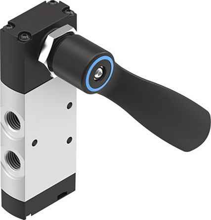 VHEF-HS-B52-G14, Festo Lever 5/2 Pneumatic Manual Control Valve VHEF Series, Клапан