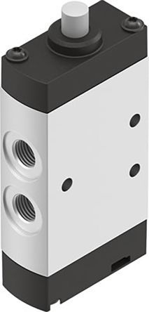 VMEF-S-M52-M-G18, Festo Plunger 5/2 Pneumatic Manual Control Valve VMEF Series, Клапан