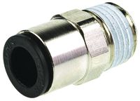 3175 08 13, Legris Threaded-to-Tube Pneumatic Fitting R 1/4 to Push In 8 mm, LF3000 Series, 20 bar, Переходник
