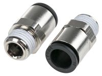 3175 10 13, Legris Threaded-to-Tube Pneumatic Fitting R 1/4 to Push In 10 mm, LF3000 Series, 20 bar, Переходник