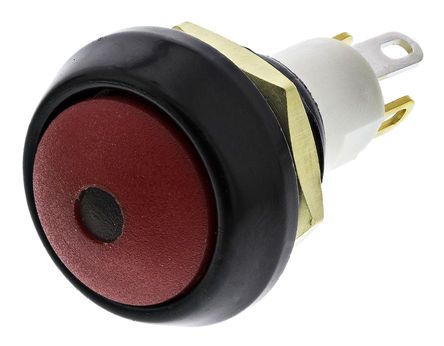 59-412G, ITW 59 Single Pole Single Throw (SPST) Momentary Green LED Miniature Push Button Switch, IP67, 13.65 (Dia.)mm, Panel, Кнопочный переключатель
