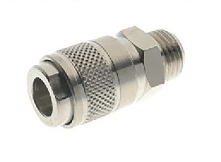 0011100002, RS PRO BSP MALE QUICK COUPLING 1/4, Муфта