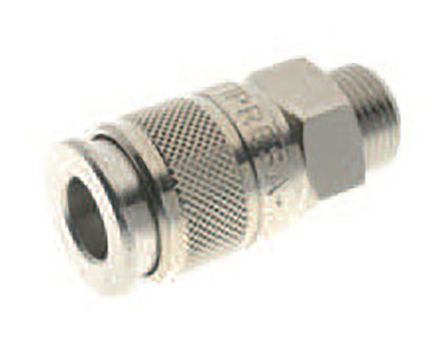 0019100002, RS PRO BSP MALE QUICK COUPLING 3/8, Муфта
