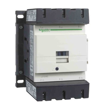 LC1D150M7, Schneider Electric 3 Pole Contactor - 200 A, 220 V ac Coil, TeSys, 3NO, 75 kW, Контактор