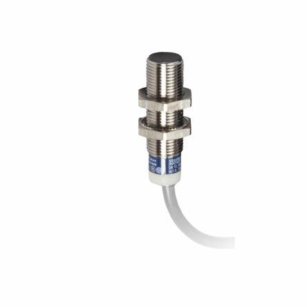 XS512B1PAL5, Telemecanique Sensors M12 x 1 Inductive Proximity Sensor - Barrel, PNP-NO Output, 2 mm Detection, IP68, IP69K, Cable, Индуктивный датчик приближения
