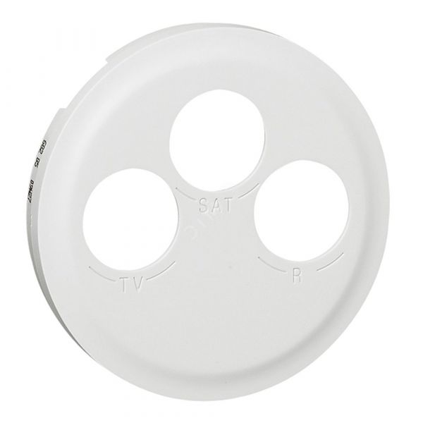 Celiane Лицевая панель для розетки телевизионной TV/FM/SAT белая