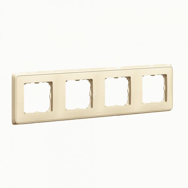 Cariva Рамка 4 поста слоновая кость