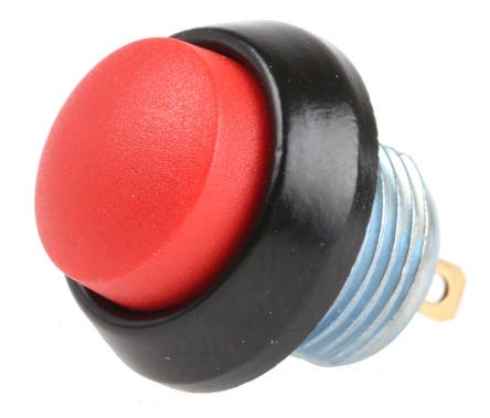 59-900089, ITW 59 Single Pole Single Throw (SPST) Momentary Clear LED Miniature Push Button Switch, IP67, 13.65 (Dia.)mm, Panel, Кнопочный переключатель