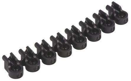 CLIP 04 00, Legris 8 Tubes Polymer Tube Clip, For Tube Diam. 4mm