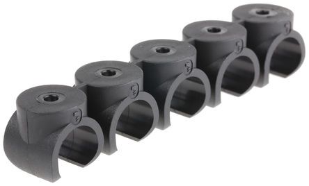 CLIP 12 00, Legris 5 Tubes Polymer Tube Clip, For Tube Diam. 12mm