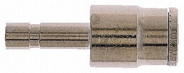 100230406, Norgren Tube-to-Tube PNEUFIT Pneumatic Straight Tube-to-Tube Adapter, Plug In 4 mm to Push In 6 mm, Переходник