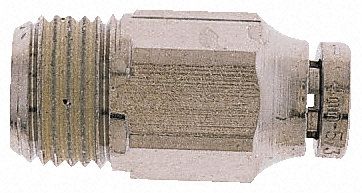 101250518, Norgren Threaded-to-Tube Pneumatic Fitting R 1/8 to Push In 5 mm, PNEUFIT Series, 18 bar, Переходник