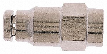 102260418, Norgren Threaded-to-Tube Pneumatic Fitting G 1/8 to Push In 4 mm, PNEUFIT Series, 18 bar, Переходник