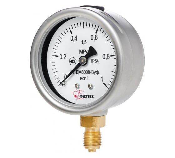 Манометр точного измерения Физтех МТИф 0-40 МПа кт.0,6 d.160 IP40 M20_1,5 РШ Корр.0 4687206463608