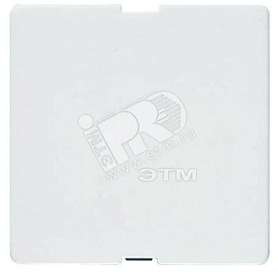 STYLO Механизм одноклавишного переключателя 2 модуля белый