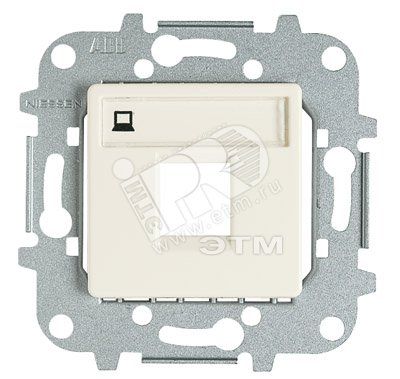 STYLO Розетка компьютерная RJ45 категория 5е 2 модуля белая