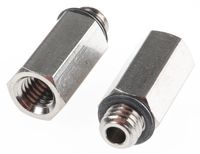 M-5J, SMC M 1.5 MPa Brass Pneumatic Straight Threaded Adapter, M5 Male To M5 Female, Переходник