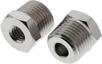 M-5B, SMC M Brass Pneumatic Straight Threaded Adapter, M5 Male To R 1/8 Female, Переходник