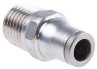 3805 06 13, Legris Threaded-to-Tube Pneumatic Fitting R 1/4 to Push In 6 mm, LF3800 Series, 20 bar, Переходник