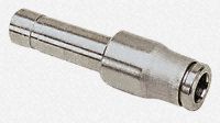 3866 06 08, Legris Tube-to-Tube 3866 Pneumatic Straight Tube-to-Tube Adapter, Push In 6 mm to Push In 8 mm, Переходник