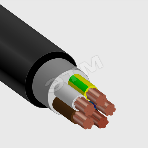 Кабель силовой ВВГнг(А)-LS-ХЛ 5х35ок(N.PE)-1 ТРТС