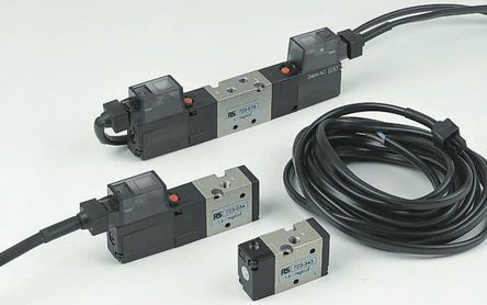 EVZA5220-01F, SMC 5/2 Pneumatic Control Valve Pilot/Pilot G 1/8 VZA5000 Series, Клапан