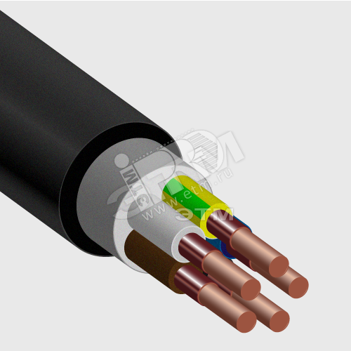 Кабель силовой ВВГнг(А)-LS 5х185мс(N, PE)-1 ТРТС многопроволочный