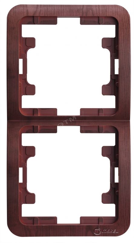 Mimoza Рамка 2 поста вертикальная