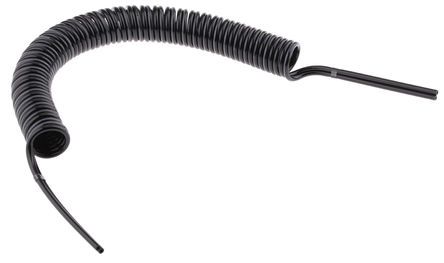 TCU0425B-2, SMC Coil Tube 4mm Diameter, 1.5m Long Black PUR 0.8 MPa, Трубка