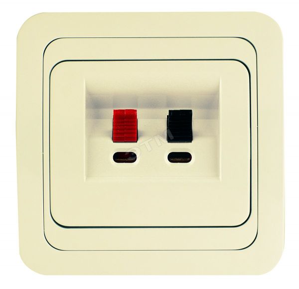 Mimoza Розетка Hi-Fi бежевая