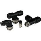 KAR04-06, SMC Fitting antistatic one touch plug in reducer 6mm to 4mm, Переходник