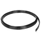 TFU0425B-3, SMC Polyurethane flat tubing 3 core 4mm 10m roll black, Шланг