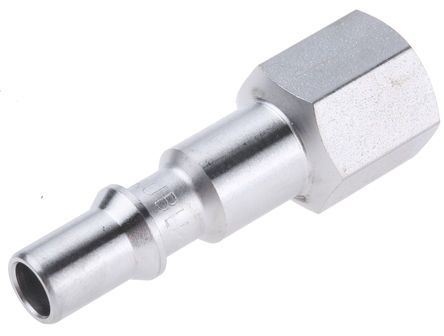 RBE 06.6100, Staubli Pneumatic Quick Connect Coupling Stainless Steel 1/8 in Threaded, Муфта