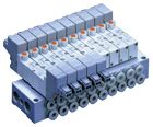 SYJ3000-22-1-Q, SMC 5 port SYJ3000 base mounted valve sub-plate M5 ported