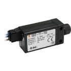 ISE2-01-55CL, SMC Pressure switch digital compact R1/8 port PNP output connector & 3m lead