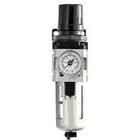 AW30-F02BDG-2, SMC Modular filter regulator G1/4 port + autodrain + bracket + pressure gauge + metal bowl, Сборка