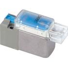 V111-5LOU, SMC SY and SYJ spare pilot valve assembly, L type 24V dc light and surge protection
