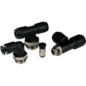 KAH10-U02, SMC KAH, Anti-static, One-touch Fitting, Male Connector, Прямой фитинг